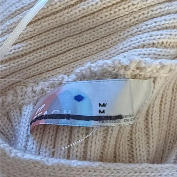 NWOT Free People Free-est Alba Sweater Tunic in Power Sand - Picture 8 of 8